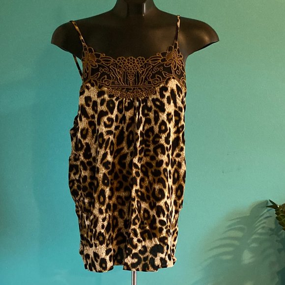 Leopard Print Maurices Tank - Picture 1 of 5